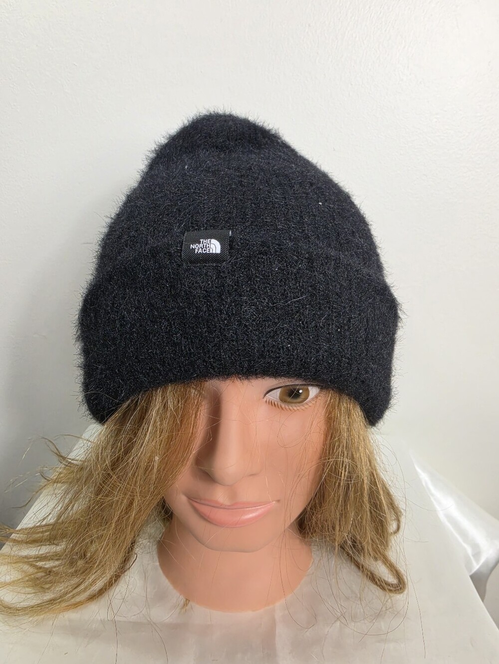 The North Face Black Fuzzy Beanie Hat